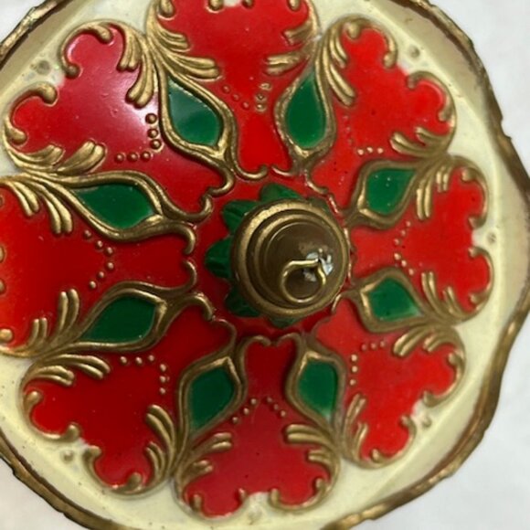 VTG 1991 Noma Carousel Merry Go Round Mirror Christmas Plastic Ornament 4" Tall - Picture 9 of 14